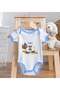 BK Kids Blue Baby Bodysuit with Circumcision Design - Size 4, 12–18 months - 4