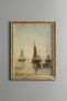 Limanda Sailors - Vintage Patterned Painting - Slim Model