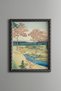 Yuhi Hill in Meguro - Vintage Patterned Painting - Slim Model