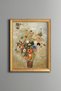 Spring Flowers in a Vase - Vintage Patterned Painting - Fine Model