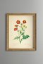 Red Flowers - Vintage Patterned Painting - Slim Model