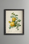Yellow Rose Branch - Vintage Patterned Painting - Slim Model