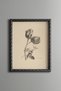 Tulip Drawing - Vintage Patterned Painting - Slim Model