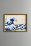 The Great Wave Off Kanagawa - Vintage Patterned Painting - Slim Model