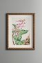 Purple Floral Branch - Vintage Patterned Painting - Slim Model
