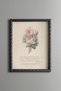 Pink Rose Drawing - Vintage Patterned Painting - Slim Model
