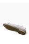 Women's Flat Heel Stone Ballerinas - 5