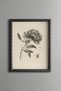 Layered Flower Painting - Vintage Patterned Canvas - Fine Model