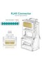 موصلات FARLINK RJ45 المحمية مع أغطية واقية لكابلات الإيثرنت - 5