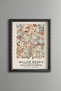 Colorful Flower and Bird Pattern - Vintage Patterned Painting - Slim Model