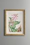 Purple Floral Branch - Vintage Patterned Painting - Slim Model