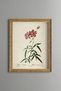 Pink Flower Branch - Vintage Patterned Painting - Slim Model