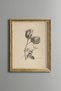 Tulip Drawing - Vintage Patterned Painting - Slim Model