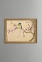 Bird with Erik Flowers - Vintage Patterned Painting - Slim Model