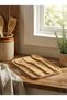 4 Piece Bamboo Kitchen Set - 35.5X26 cm Bamboo Cutting Board & 3-Piece Spoon Spatula Set - 2