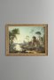 River Landscape - Vintage Patterned Painting - Fine Model