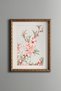 Pink Floral Branches - Vintage Patterned Painting - Slim Model
