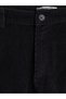 Peak New Season Black Regular Fit Velvet Men's Trousers. - 5
