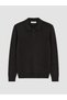 Peak New Season Brown Polo Collar Wool Blend Men's Knit Sweater. - 5