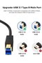 كابل USB 3.1 من النوع C إلى USB B بطول 4 أقدام، كابل طابعة USB من النوع B إلى C - 3