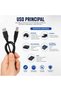 كابل USB 2.0 لطابعة A/M-B/M 3M باللون الأسود - 5