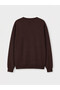 Peak New Season Brown Crew Neck Men's Sweatshirt - 6