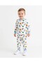 Boys' 3-6 Year Old 100% Cotton Seasonal Pajama Set with Truck and Construction Vehicle Print.