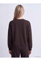 Peak New Season Brown Crew Neck Women's Sweatshirt - 4