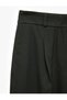 Pocketed Regular Fit Straight Wide Leg Pleated Fabric Pants - 3