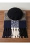 Premium Soft Buklet Atkı French Painter Beret 2-Piece Combination