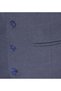 Men's V-Neck Vest Navy Blue Micro Fitted 56111 - 4