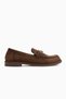 Callie Coffee Suede Embellished Women's Loafer Shoes - 5