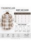 Single Pocket Detailed Plaid Textured Cashmere Cotton Winter Lumberjack Shirt - 3