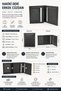 Black Genuine Leather Bifold Vertical Model Sports Men's Wallet // Xd-3010-Black-St - 5