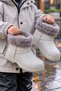 Koko Waterproof, Non-Slip, Fur-Lined, High-Top Girls' Eva Rain and Snow Boots.