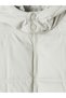 Peak New Season Beige Regular Fit Hooded Men's Puffer Vest - 8