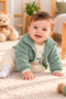 Boys' Plush Hooded Winter Coat – Cute Baby Coat – 6-12 Months. - 3