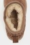 Mary Desert Dark Beige Genuine Suede Leather Flat Sole Women's Short Boots with Plush Lining - 6
