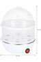 Electric Egg Cooker Double 14 Egg Capacity Steamer With Auto Shut-Off Stainless Steel Heating Plate Multi-Function Egg boiler For Hard Boiled Soft Boiled Poached Omelette, White - 3