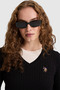 Women's Black V-Neck Basic Sweater 50327575-Vr046 - 3