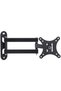 Telescopic TV Wall Mount Bracket for 10-27 Inch Screens black - 3