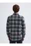 Peak New Season Regular Fit Plaid Gabardine Men's Shirt - 4