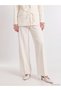 Peak New Season White High-Waisted Wide-Leg Women's Pants - 3