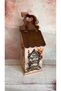 Home Patterned Wooden Storage Box for Bags, Bag Organizer.