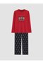 Rmz Gi̇yi̇m Farki̇yla New Year's Themed Men's Pajama Set