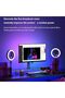 شريط إضاءة LED لشاشة الكمبيوتر، إضاءة خلفية متزامنة مع شاشة الكمبيوتر RGB USB لشاشة سطح المكتب 49 بوصة - 3
