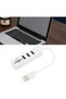EMUKOEP High Speed USB3.0 Port Memory Card Reader Hub for Efficient Data Transfer White ABS Material - 6