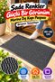 Marina 40X60 cm Black and Gray Patterned Door Mat, Rectangular Framed Entrance Mat. - 6