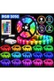 شريط إضاءة LED بطول 3 أمتار، شريط LED RGB قابل للتعتيم مع لاصق ذاتي وجهاز تحكم عن بعد - 2
