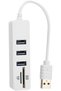 EMUKOEP High Speed USB3.0 Port Memory Card Reader Hub for Efficient Data Transfer White ABS Material - 5